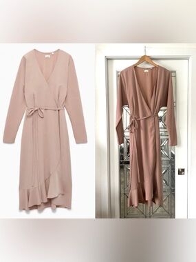 NWOTS Little Moon Front Wrap Maxi dress